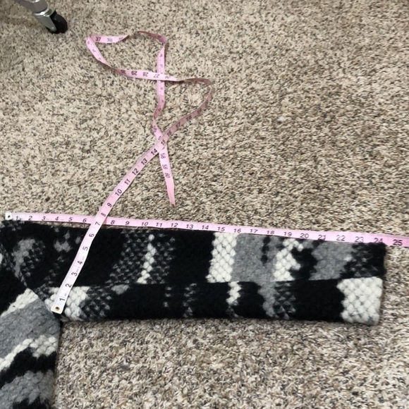 Anthropologie Guest Editor Jacket Size Small Black Abstract Pattern - Picture 12 of 12